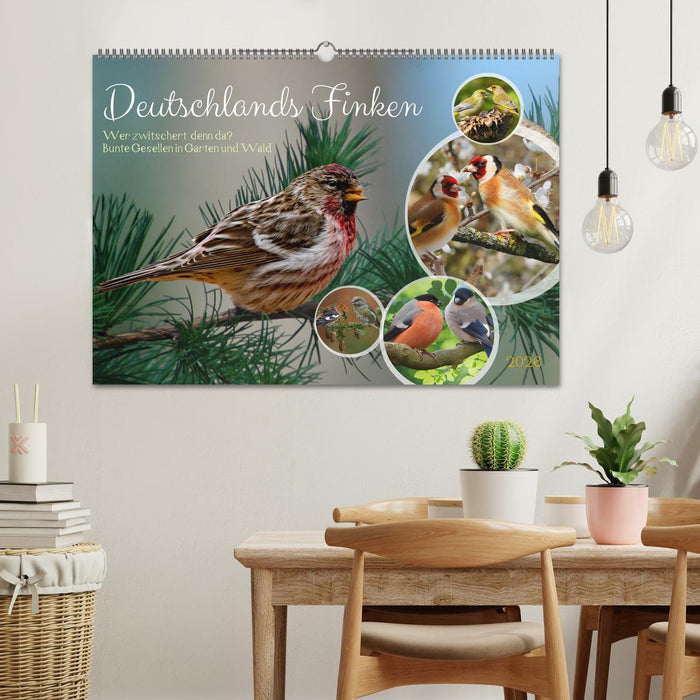 Deutschlands Finken (CALVENDO Wandkalender 2026)