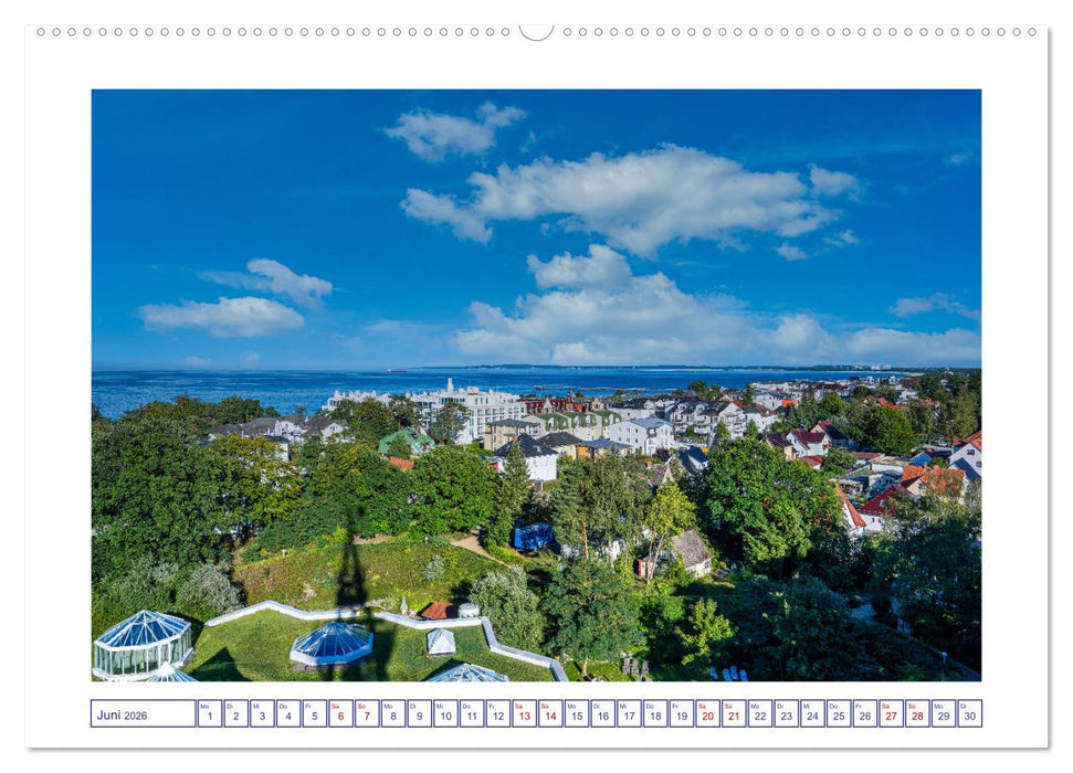 Die Ostsee von Ahlbeck nach Heringsdorf (CALVENDO Premium Wandkalender 2026)