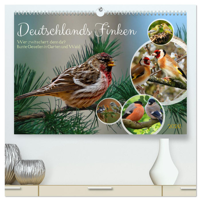 Deutschlands Finken (CALVENDO Premium Wandkalender 2026)