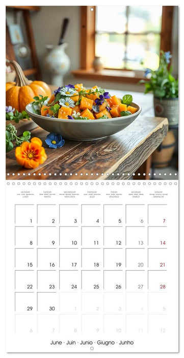 Culinary pumpkin creations - With pumpkin dishes through the year (CALVENDO Monthly Calendar 2026)