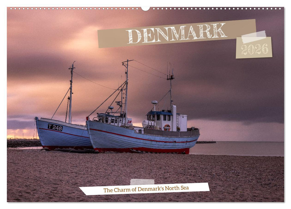 The Charm of Denmark's North Sea (CALVENDO Monthly Calendar 2026)