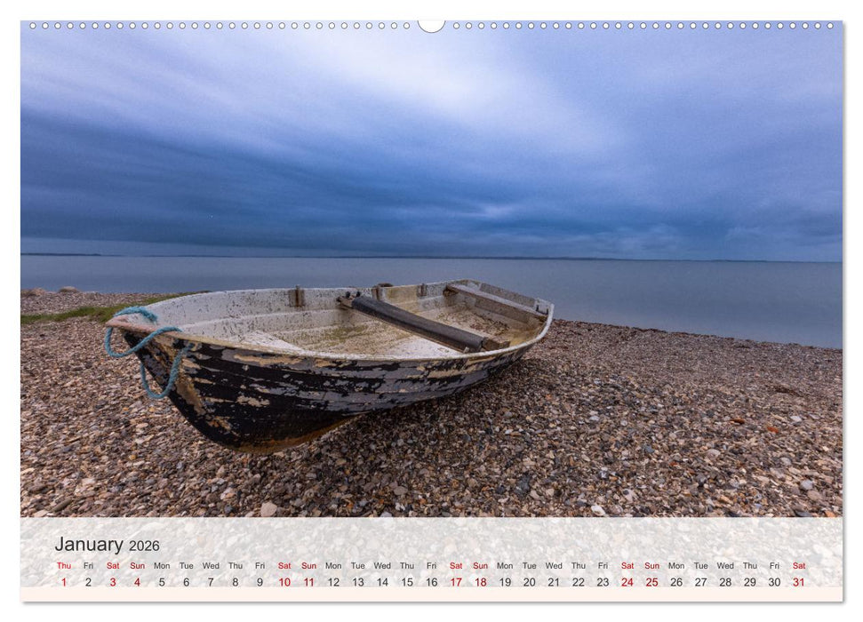 The Charm of Denmark's North Sea (CALVENDO Monthly Calendar 2026)