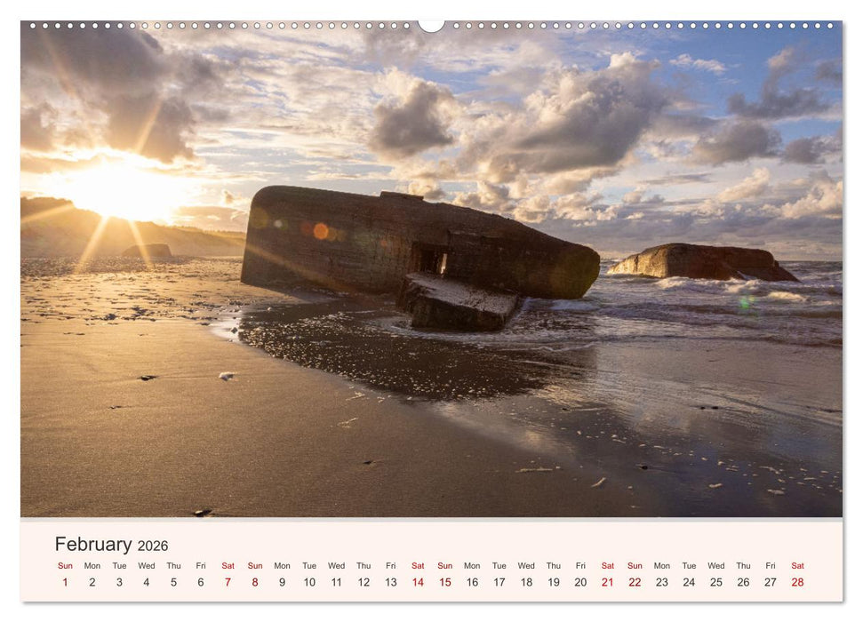 The Charm of Denmark's North Sea (CALVENDO Monthly Calendar 2026)