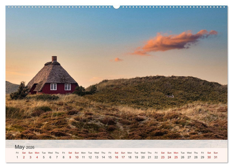 The Charm of Denmark's North Sea (CALVENDO Monthly Calendar 2026)