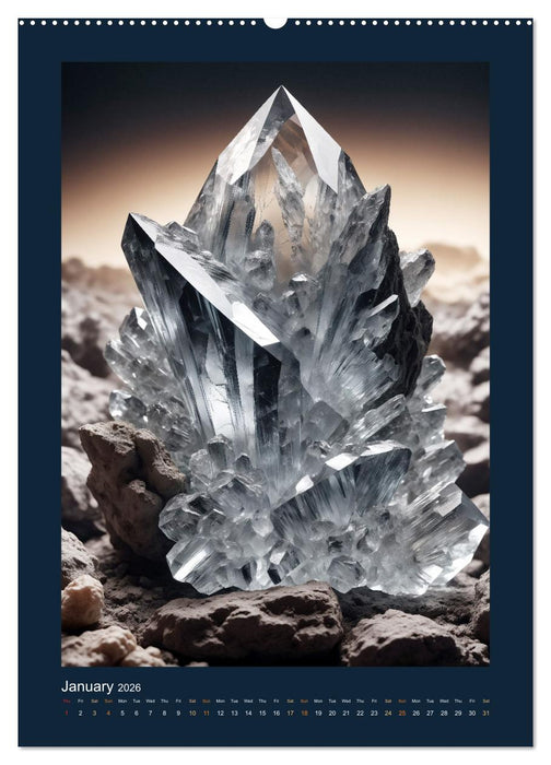 Fantastic Minerals - Mysterious Treasures (CALVENDO Premium-Calendar 2026)