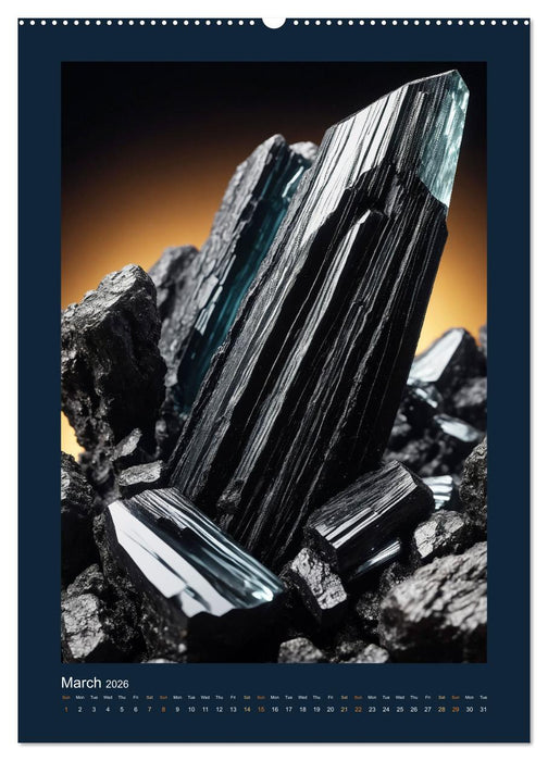 Fantastic Minerals - Mysterious Treasures (CALVENDO Premium-Calendar 2026)
