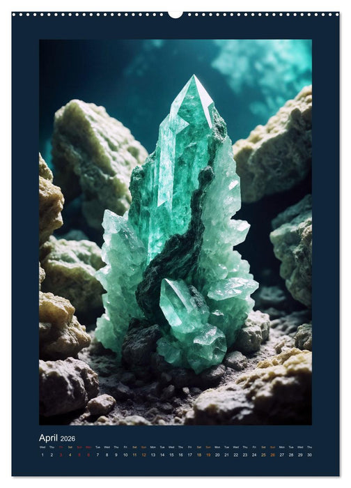 Fantastic Minerals - Mysterious Treasures (CALVENDO Premium-Calendar 2026)