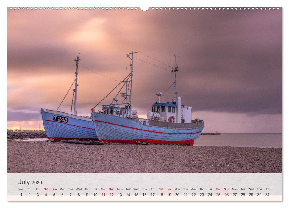 The Charm of Denmark's North Sea (CALVENDO Premium-Calendar 2026)