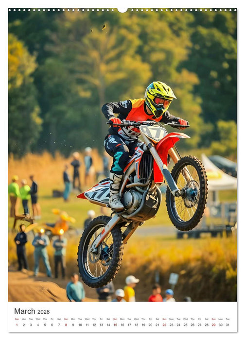Throttle and thrills - High percentage motocross moments (CALVENDO Premium-Calendar 2026)