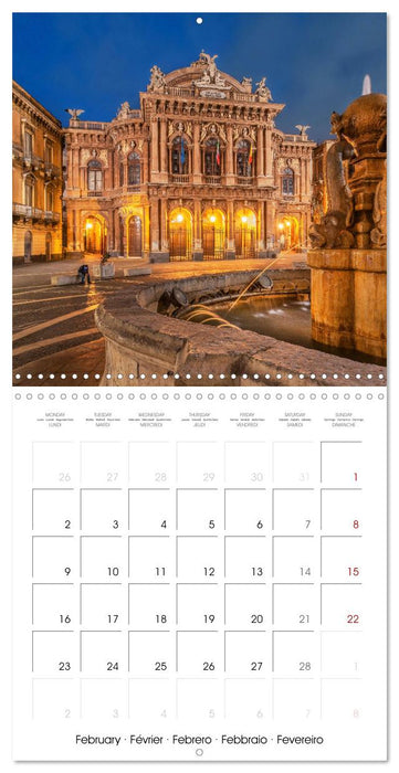 Belle Sicile (CALVENDO Calendrier mensuel 2026)