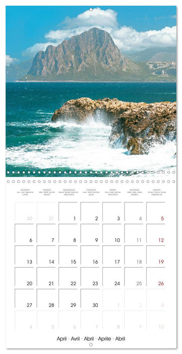 Belle Sicile (CALVENDO Calendrier mensuel 2026)