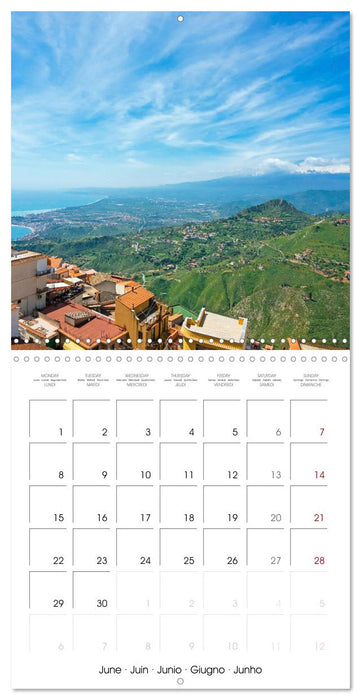 Belle Sicile (CALVENDO Calendrier mensuel 2026)