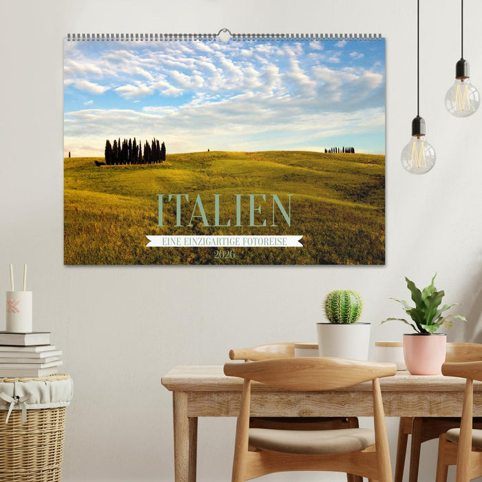 Italien, eine einzigartige Fotoreise (CALVENDO Wandkalender 2026)