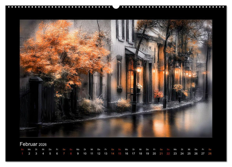 Die Seele der Stadt: stille Gassen, flüsternde Wände (CALVENDO Premium Wandkalender 2026)