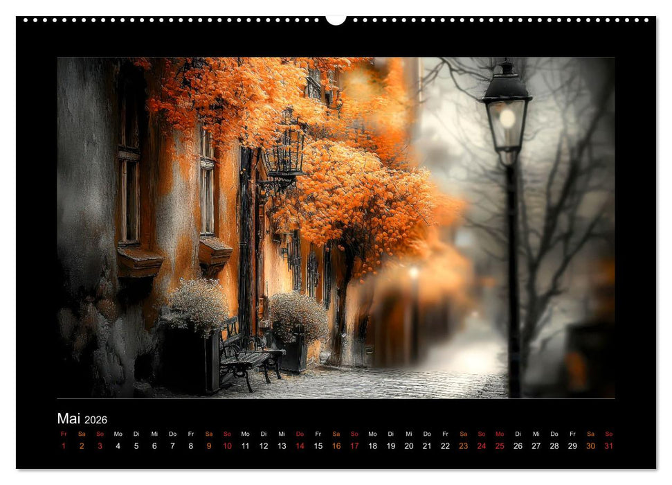 Die Seele der Stadt: stille Gassen, flüsternde Wände (CALVENDO Premium Wandkalender 2026)