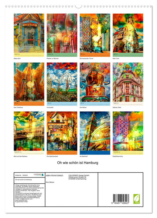 Oh wie schön ist Hamburg (CALVENDO Premium Wandkalender 2026)