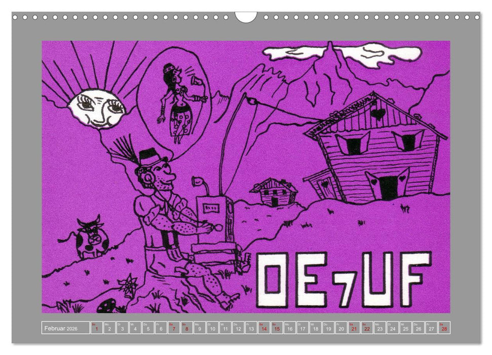 Austria calling - Amateurfunk in Österreich (CALVENDO Wandkalender 2026)