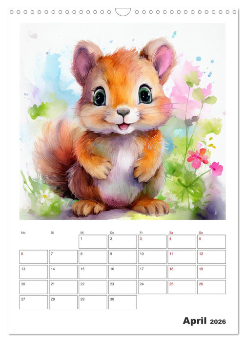 Esel Elsa und ihre Freunde - Mein tierischer Terminkalender (CALVENDO Wandkalender 2026)