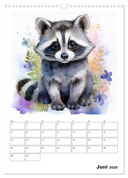 Esel Elsa und ihre Freunde - Mein tierischer Terminkalender (CALVENDO Wandkalender 2026)