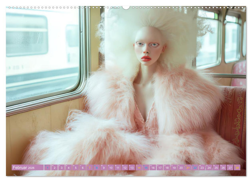 Albino Frauen - Kunstvolle Werke (CALVENDO Premium Wandkalender 2026)