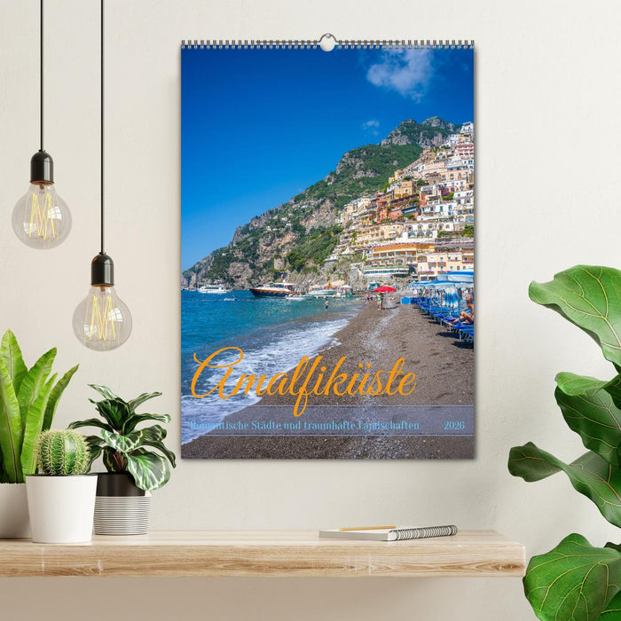 Amalfiküste - Romantische Städte und traumhafte Landschaften (CALVENDO Wandkalender 2026)