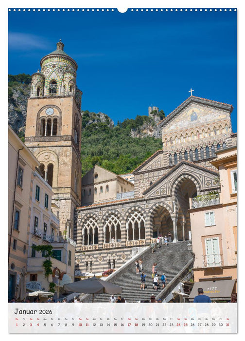 Amalfiküste - Romantische Städte und traumhafte Landschaften (CALVENDO Wandkalender 2026)