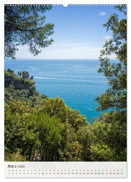 Amalfiküste - Romantische Städte und traumhafte Landschaften (CALVENDO Wandkalender 2026)
