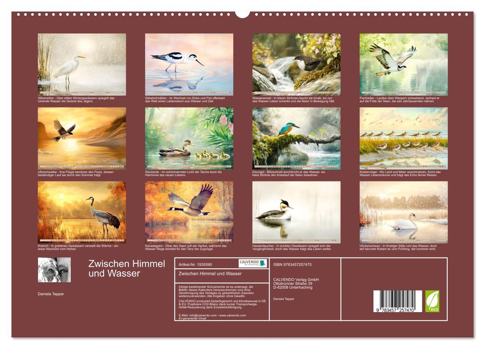 Zwischen Himmel und Wasser (CALVENDO Premium Wandkalender 2026)