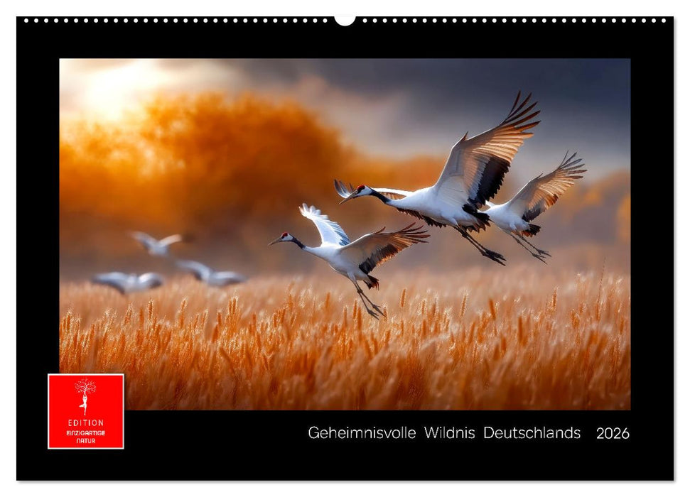 Geheimnisvolle Wildnis Deutschlands (CALVENDO Wandkalender 2026)