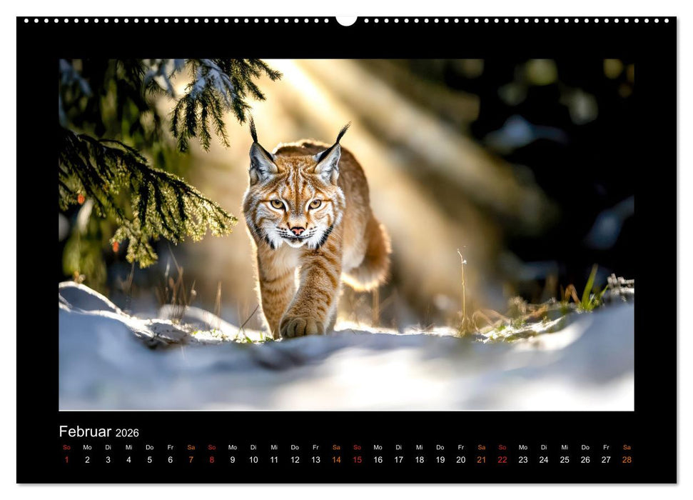 Geheimnisvolle Wildnis Deutschlands (CALVENDO Wandkalender 2026)