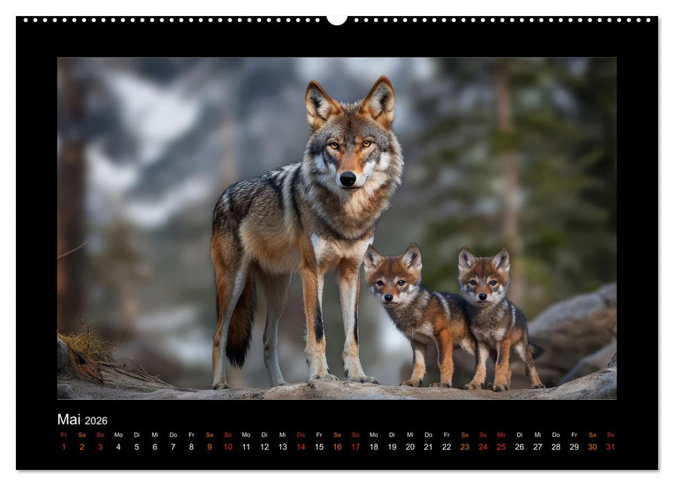 Geheimnisvolle Wildnis Deutschlands (CALVENDO Wandkalender 2026)