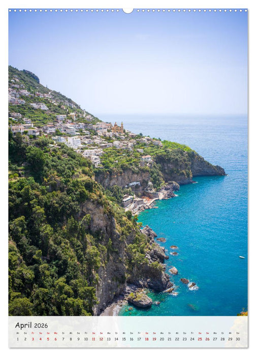 Amalfiküste - Romantische Städte und traumhafte Landschaften (CALVENDO Premium Wandkalender 2026)