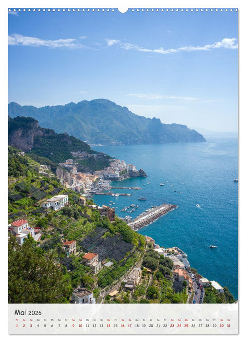 Amalfiküste - Romantische Städte und traumhafte Landschaften (CALVENDO Premium Wandkalender 2026)