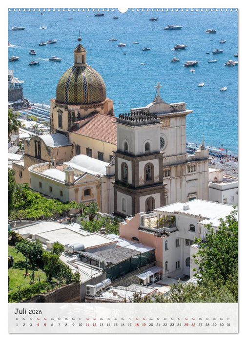 Amalfiküste - Romantische Städte und traumhafte Landschaften (CALVENDO Premium Wandkalender 2026)