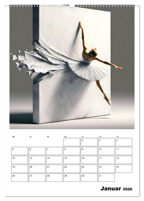 Tanz der Befreiung – Ballerina auf der Suche nach Freiheit (CALVENDO Premium Wandkalender 2026)