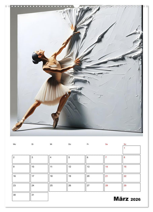 Tanz der Befreiung – Ballerina auf der Suche nach Freiheit (CALVENDO Premium Wandkalender 2026)
