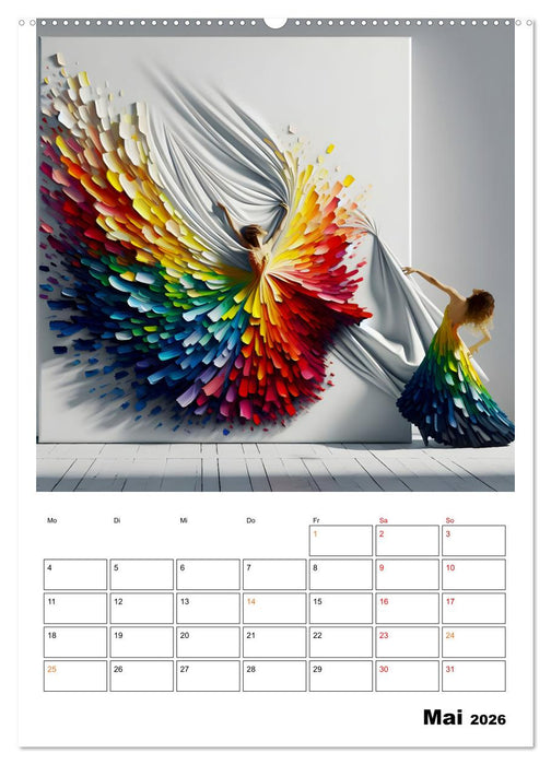 Tanz der Befreiung – Ballerina auf der Suche nach Freiheit (CALVENDO Premium Wandkalender 2026)