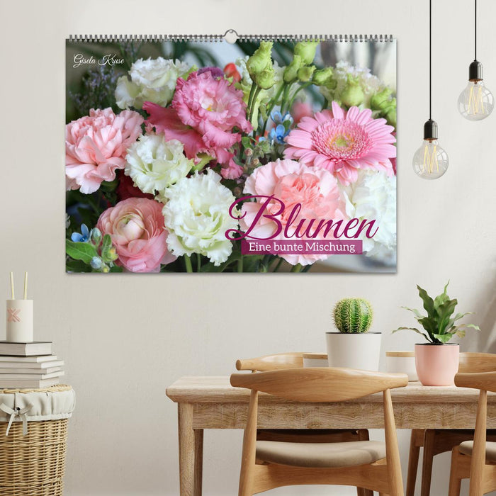Blumen - Eine bunte Mischung (CALVENDO Wandkalender 2026)