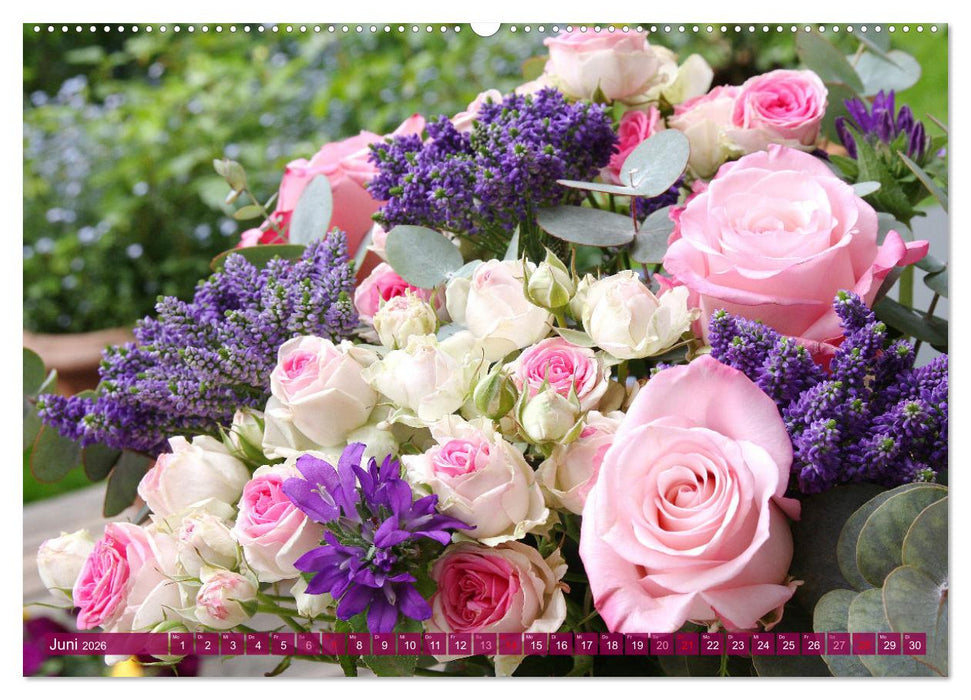 Blumen - Eine bunte Mischung (CALVENDO Premium Wandkalender 2026)