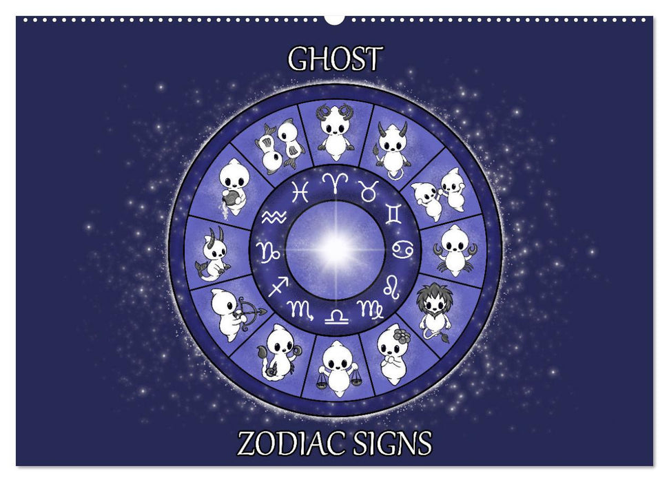 Geister Sternzeichen (CALVENDO Wandkalender 2026)