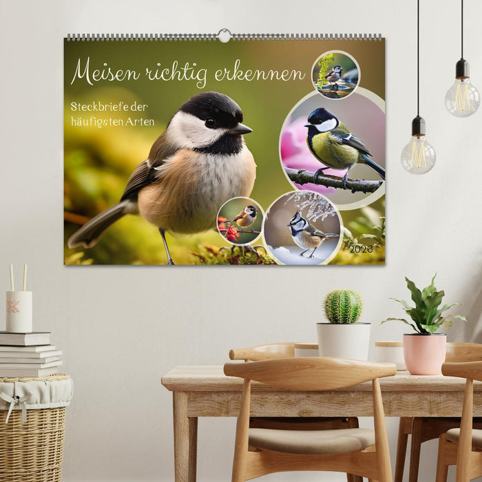 Meisen richtig erkennen (CALVENDO Wandkalender 2026)