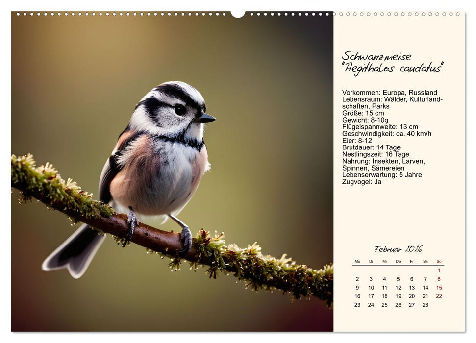 Meisen richtig erkennen (CALVENDO Wandkalender 2026)