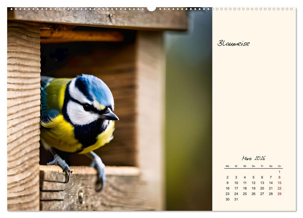 Meisen richtig erkennen (CALVENDO Wandkalender 2026)