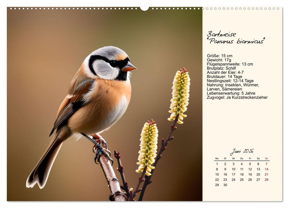 Meisen richtig erkennen (CALVENDO Wandkalender 2026)