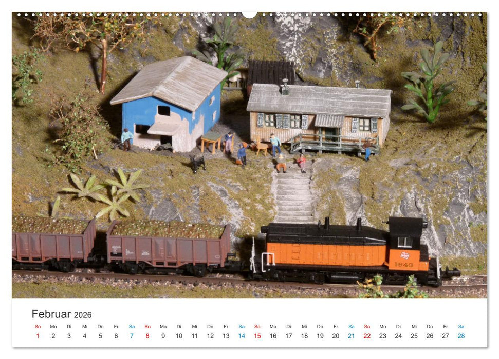 Miniaturbahnen international (CALVENDO Premium Wandkalender 2026)