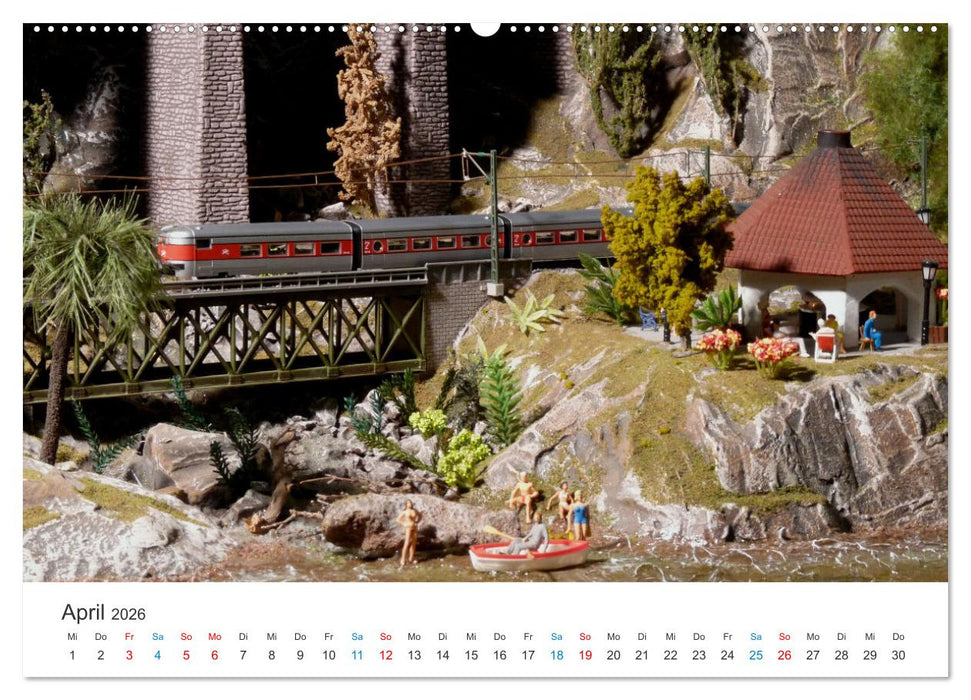 Miniaturbahnen international (CALVENDO Premium Wandkalender 2026)