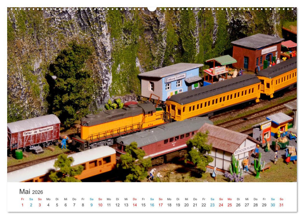 Miniaturbahnen international (CALVENDO Premium Wandkalender 2026)