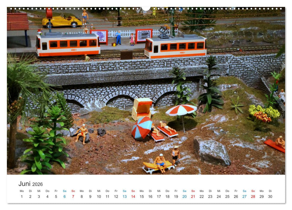Miniaturbahnen international (CALVENDO Premium Wandkalender 2026)