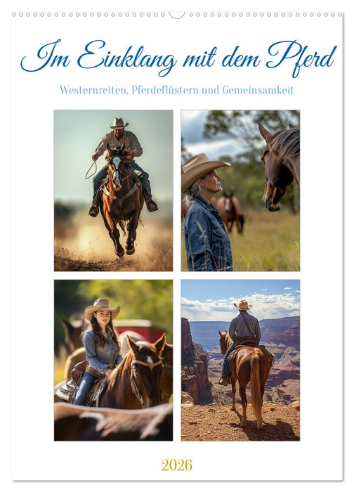 Im Einklang mit dem Pferd (CALVENDO Wandkalender 2026)