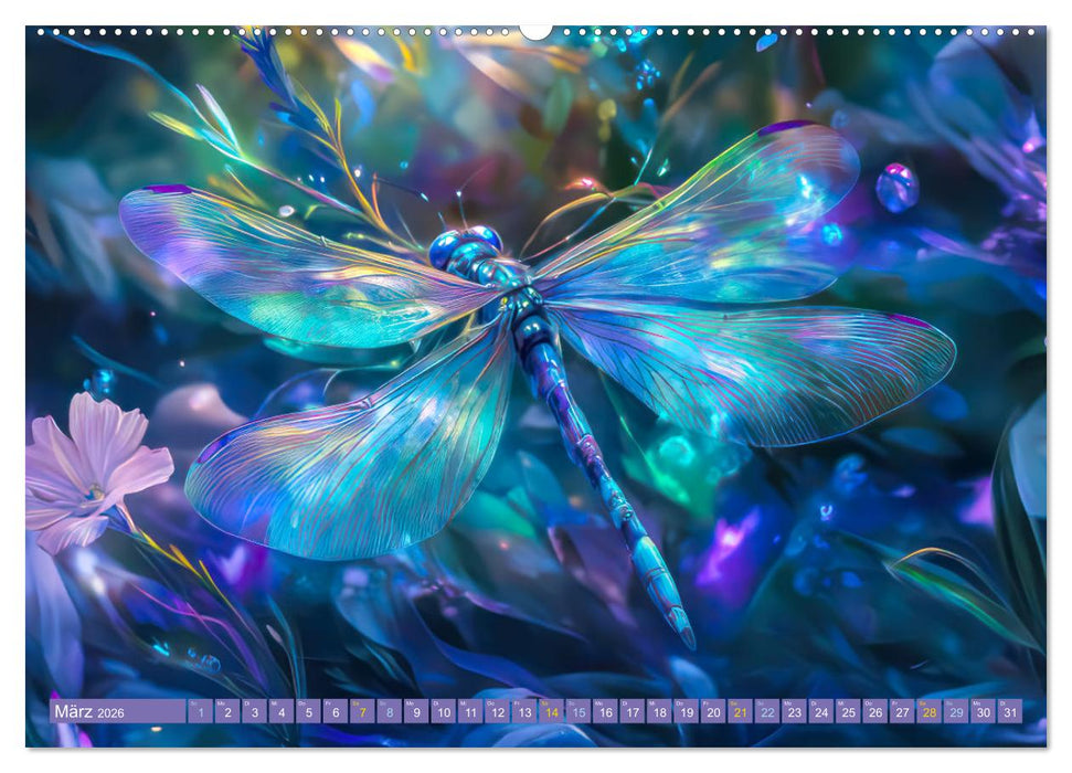 Art Nouveau trifft Märchenwelt (CALVENDO Premium Wandkalender 2026)